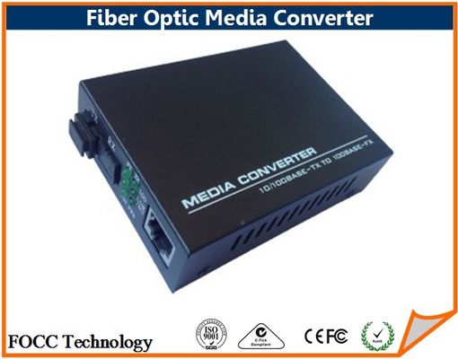 China Singlemode Duplex Fiber Optic Media Converter SC Terminated With IEEE802.3 10Base-T supplier